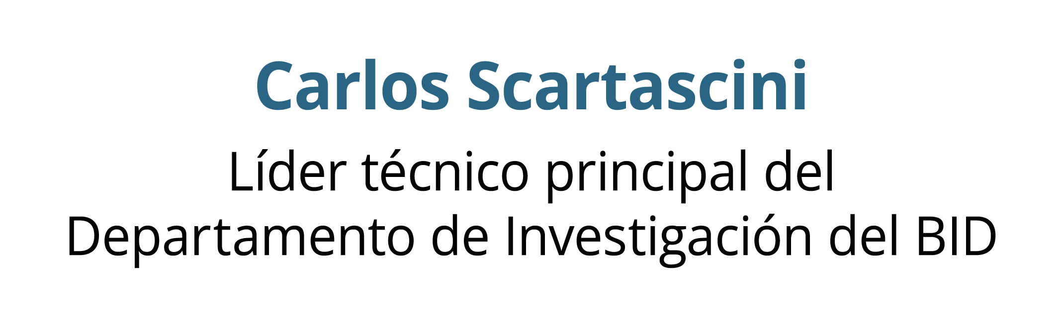 Carlos Scartascini