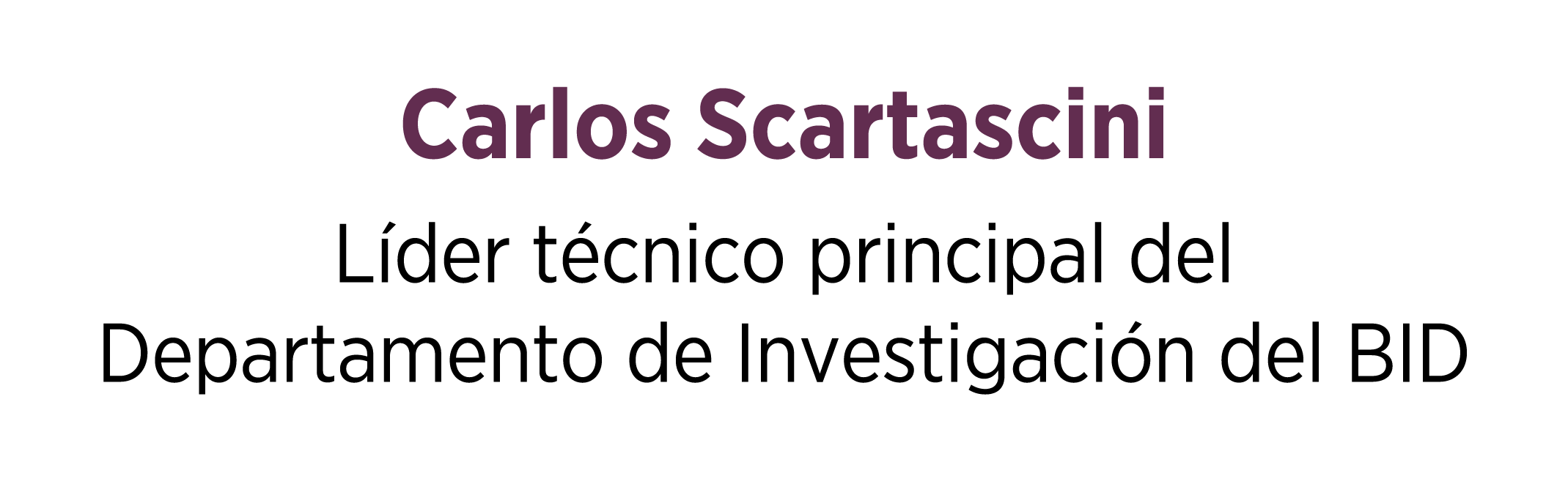 Carlos Scartascini