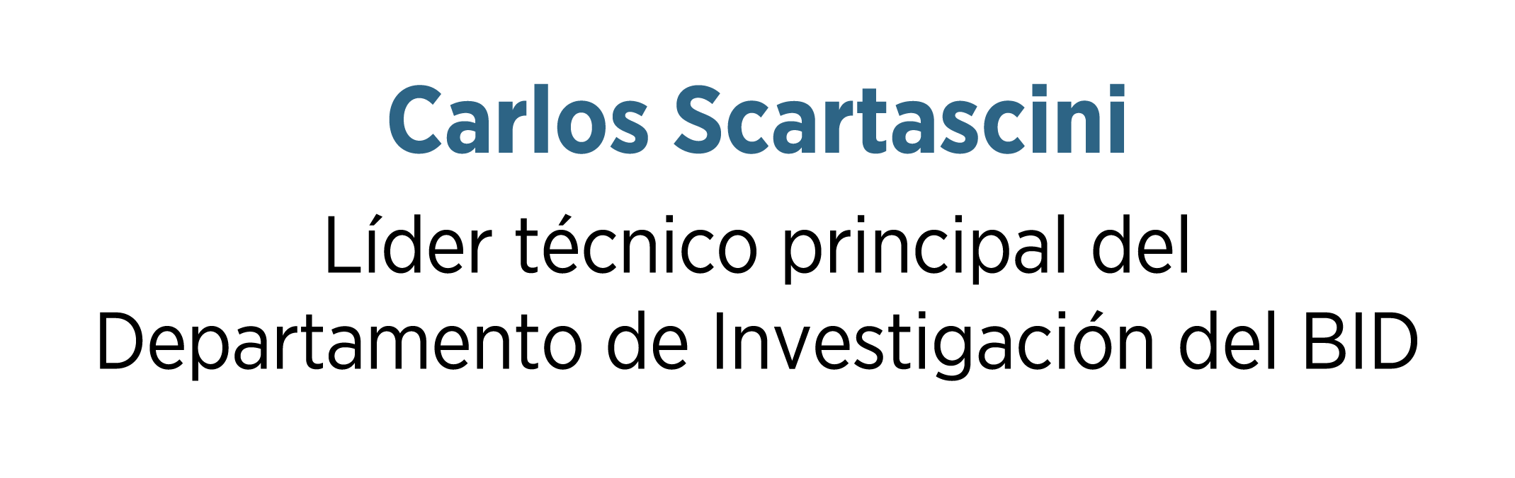 Carlos Scartascini