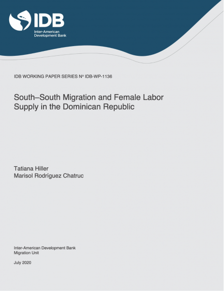 South-South Migration and Female Labor Supply in the Dominican Republic